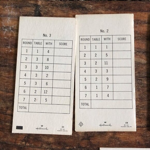 Vtg Bridge Tally Cards Lot 11 Poodle Dog Bride Jokes 1960s Hallmark Gibson New - Picture 8 of 13